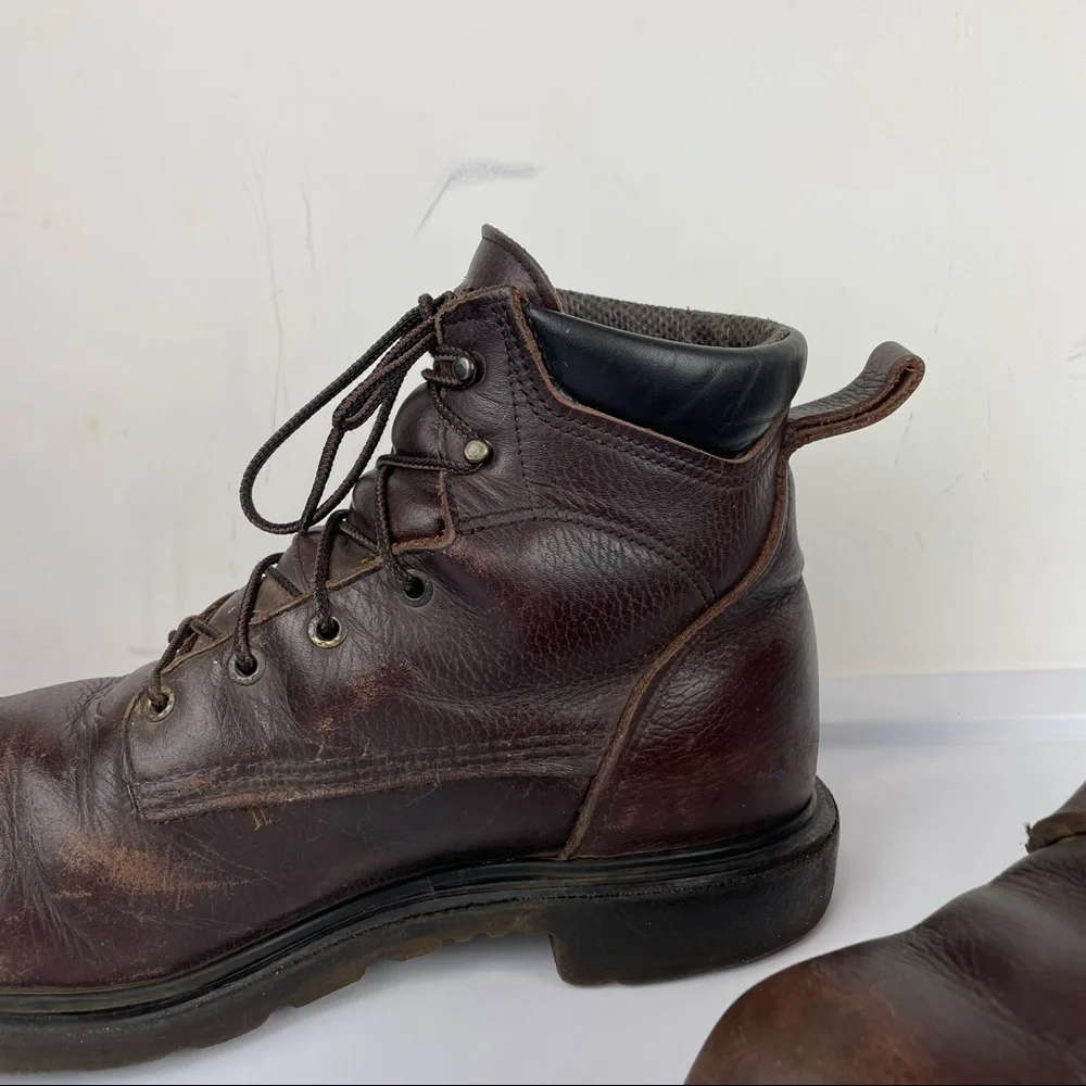 Red Wing Boots Mens Work Boots Sz 11.5 Brown Leather F2892-11